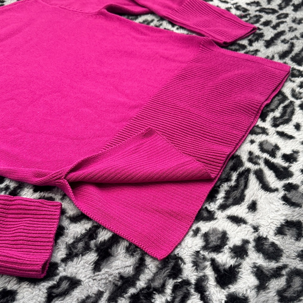 GAP Bright Fuchsia Crewneck Sweater - Picture 4 of 6